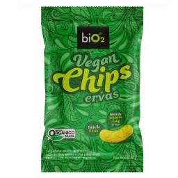 Chips Orgânico Ervas biO2 Vegan Chips Pacote 40g