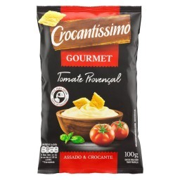 Snack de Trigo Assado & Crocante Tomate Provençal Crocantíssimo Gourmet Pacote 100g