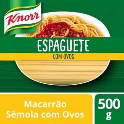 Massa de Sêmola com Ovos Espaguete KNORR Pacote 500g