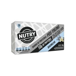 Barra de Proteína Sabor Bauilha NUTRY com 2 Unidades 60g