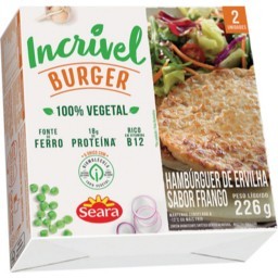 Hambúrguer De Ervilha Sabor Frango SEARA Incrível 226g