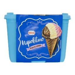 Sorvete Napolitano NESTLÉ Pote 1,5 Litros