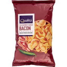 Salgadinho Sabor Bacon com Pimenta QUALITÁ 100g