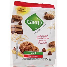 Cookie Light de Chocolate com Gotas de Chocolate TAEQ Pacote 150g