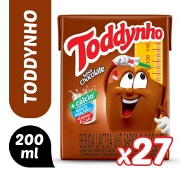 Kit 27 Achocolatados Líquido TODDYNHO 200ml