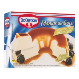 Pó para Manjar de Coco com Calda de Ameixa Dr. OETKER Caixa 200g