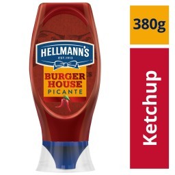 Ketchup HELLMANNS Burger House Picante Squeeze 380g