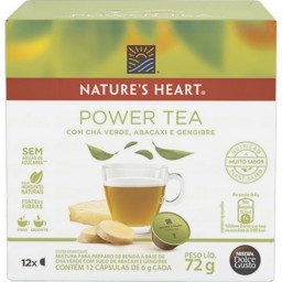 Chá NATURE'S HEART Power Tea 72g