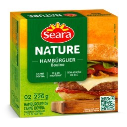 Hambúrguer Bovino SEARA Nature Caixa 226g