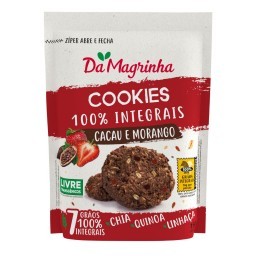 Cookies 100% Integrais DA MAGRINHA Cacau E Morango 150g