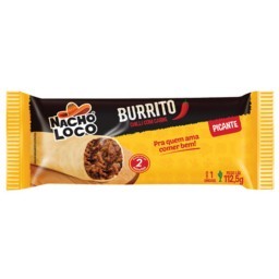 	Burrito de Chilli com Carne NACHO LOCO 112,50g com 1 Unidade