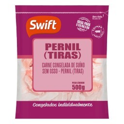 Tiras De Pernil Suíno Congelado SWIFT 500g