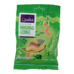 Bala de Goma Minhoquinhas Azedinhas QUALITÁ  70g