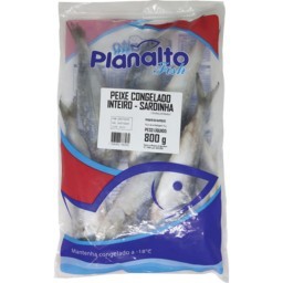 Peixe Congelado Sardinha Inteira PLANALTO 800g