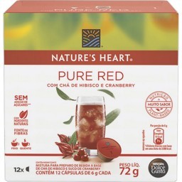 Chá NATURE'S HEART Pure Red 72g