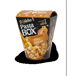 Rigate PastaBox Pipe Frango e Requeijão Sodebo Caixa 310g