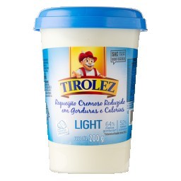 Requeijão Cremoso Light TIROLEZ Copo 200g