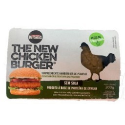 NEW CHICKEN BURGER DE PLANTA  200G - Hambúrguer de Planta Sabor Frango