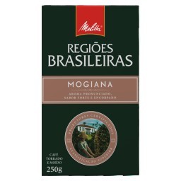 Café Torrado e Moído Mogiana MELITTA Regiões Brasileiras Caixa 250g