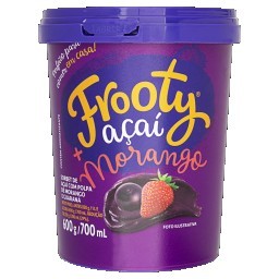 Sorbet Açaí com Morango Frooty Pote 700ml