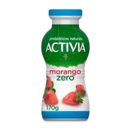 Activia Líquido Morango Zero Lactose 170g 