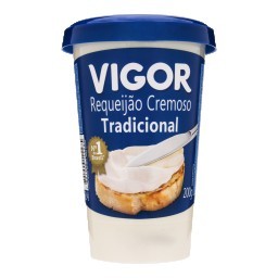 Requeijão Cremoso Tradicional VIGOR Copo 200g