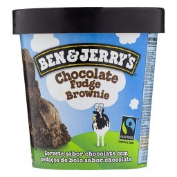 Sorvete Brownie BEN & JERRYS Pote 120ml