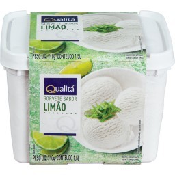 Sorvete de Limão QUALITÁ 1,5 Litros