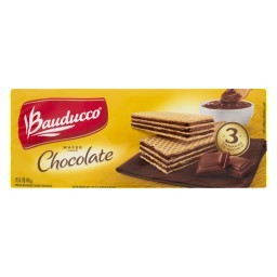 Biscoito BAUDUCCO Wafer de Chocolate Pacote 140g