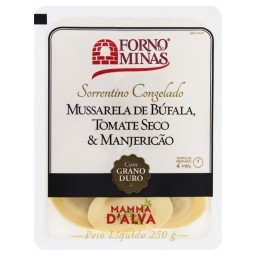 Sorrentino Mussarela de Búfala, Tomate Seco e Manjericão FORNO DE MINAS 250g