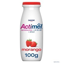 Leite Fermentado Actimel Morango 100g