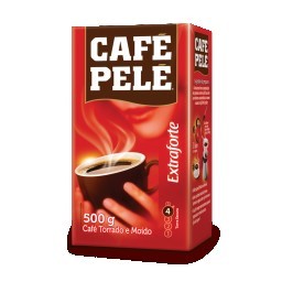 Café à Vácuo Torrado e Moído Extra Forte PELÉ 500g