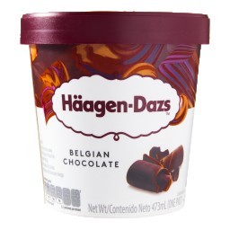 Sorvete de Chocolate Belga HÄAGEN DAZS Pote 473ml