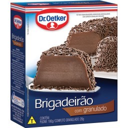 Pó para Pudim de Brigadeirão com Granulado Dr. OETKER Caixa 200g