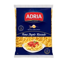 Macarrão ADRIA com Ovos Pena Duplo Riscado 500g