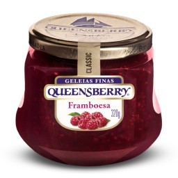 Geléias Finas QUEENSBERRY Sabor Framboesa Pote 320g