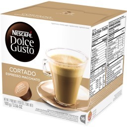 Café em Cápsula NESCAFÉ DOLCE GUSTO Cortado Espresso Macchiato 16 Cápsulas