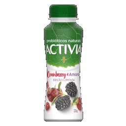 Activia Líquido Amora e Cranberry 220g