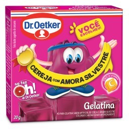 Gelatina Cereja com Amora Silvestre DR.OETKER 20g