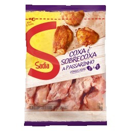 Coxa e Sobrecoxa a Passarinho de Frango Congelada SADIA 1kg