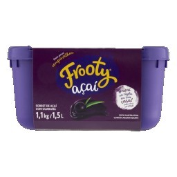 Sorbet Açaí com Guaraná Frooty Pote 1,5l