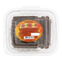 Biscoito Palito Coberto de Chocolate Quero Mais Bandeja 170g