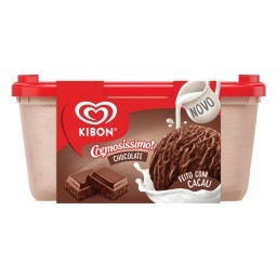 Sorvete Chocolate Kibon Cremosíssimo Pote 1,5l