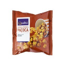 Pipoca Pronta com Cobertura Paçoca QUALITÁ 50G