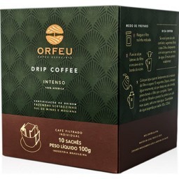 Café Torrado e Móido ORFEU Drip Coffee Intenso 100g