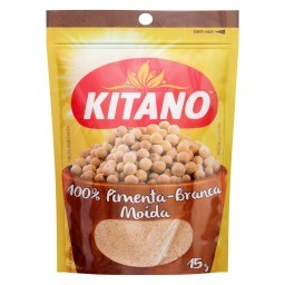 Pimenta do Reino Branca em Pó KITANO Pacote 15g