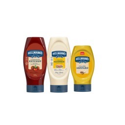 Kit Molhos Hellmann's - Ketchup + Maionese + Mostarda