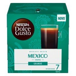 Café em Cápsula Grande México Nescafé Dolce Gusto Absolute Origin Caixa 108g 12 Unidades