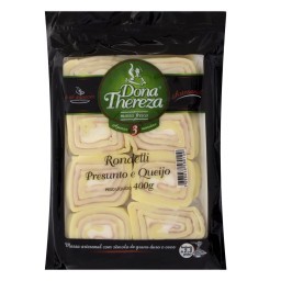 Rondelli Presunto e Queijo Zero Gorduras Trans DONA THEREZA Pacote 400g