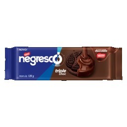 Biscoito NEGRESCO Recheado Coberto Chocolate 120g